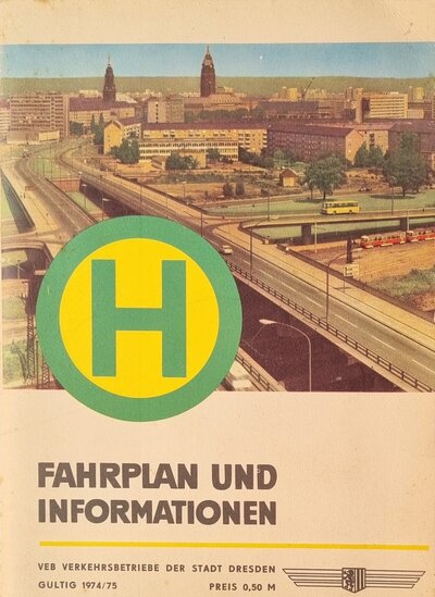Front Fahrplanbuch 1974/75