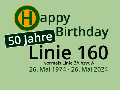 50 Jahre Linie 160