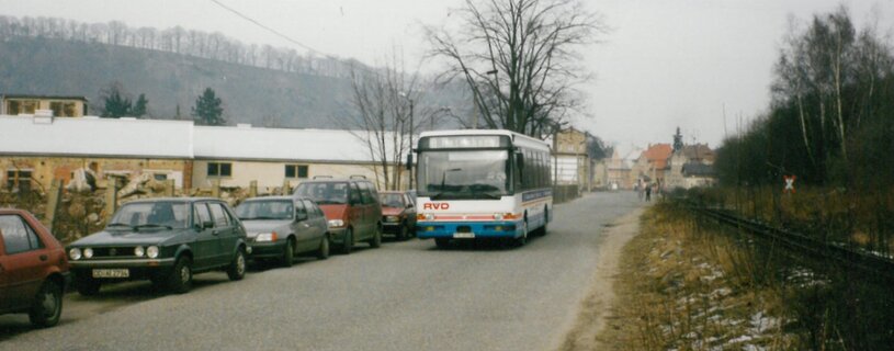 Bus in Hainsberg 90iger