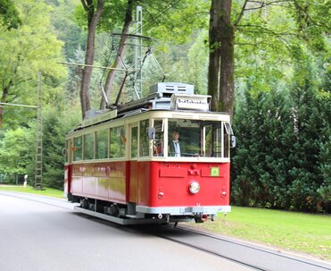 Triebwagen 9 auf Fahrt