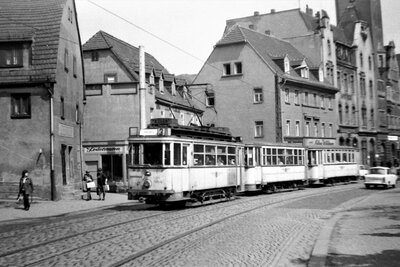 historische Straßenbahn Freital