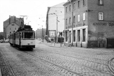 historische Straßenbahn Freital