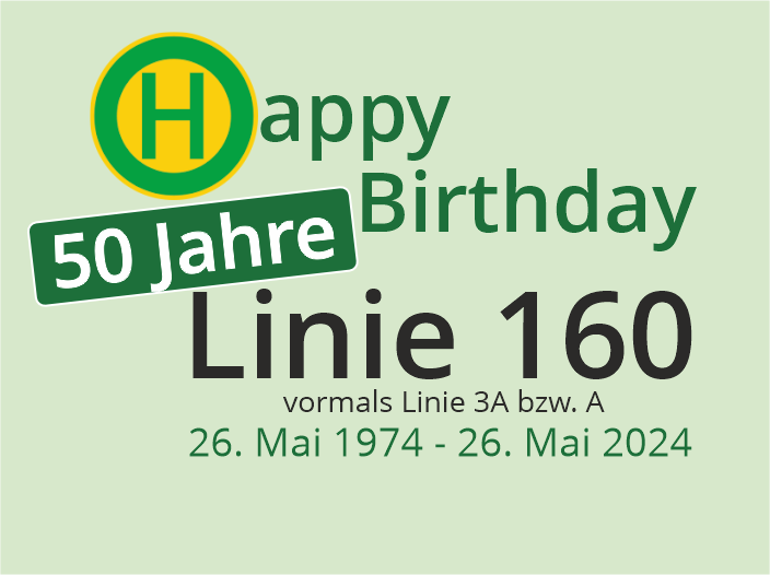 50 Jahre Linie 160